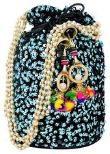 HANDMADE TRADITIONAL ETHNIC CLUTCH POTLI BATWA POUCH BAG FOR WOMEN GIRLS