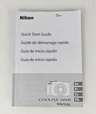 Nikon S8100 Camera Quick Start Guide, Original