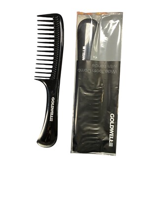 Goldwell Salon Tools Kamm mit Griff schwarz Neu (191)