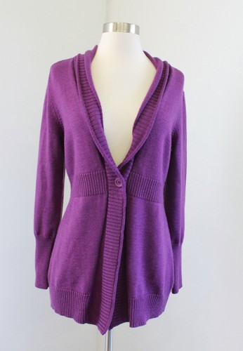 Eileen Fisher Purple Merino Wool One 