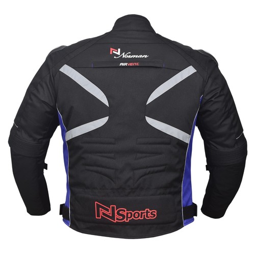 Motorcycle Motorbike Cordura Men's Jacket Waterproof Textile CE Armoured - Picture 14 of 17