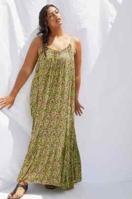 Anthropologie Flounced Lounge Dress Coverup Flowy Floral Citron Size S NEW | eBay Anthropologie Flounced Lounge Dress Coverup Flowy Floral Citron Size S NEW | eBay