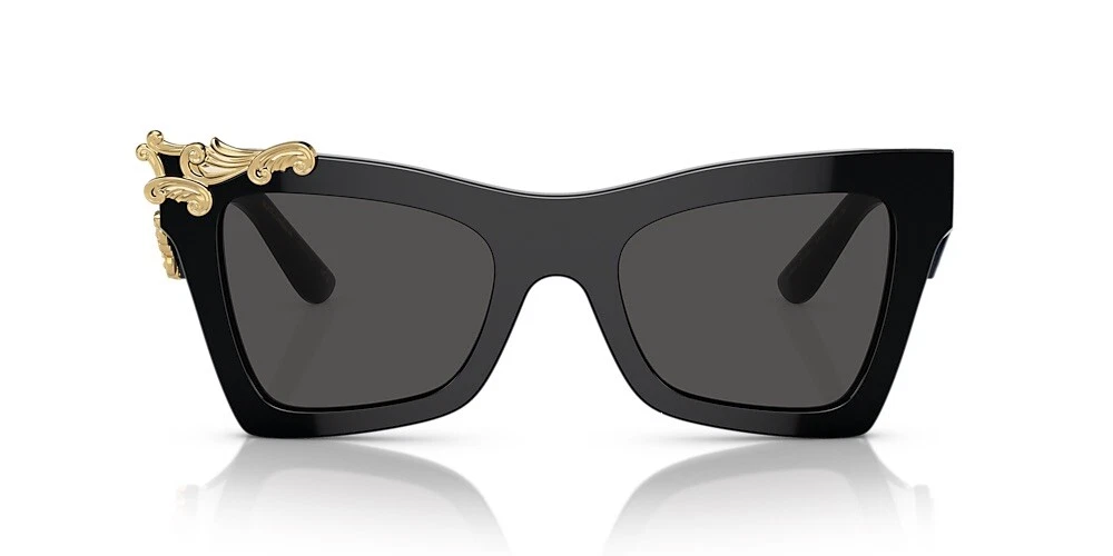 Dolce and gabbana glasses black and gold 2025