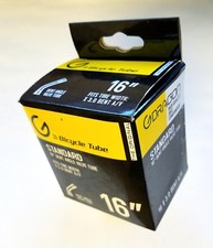 Pack of 1-2 New G.Dragon Kenda Tube 16x3.0 Bent Valve A/V E-Scooter E-Bikes