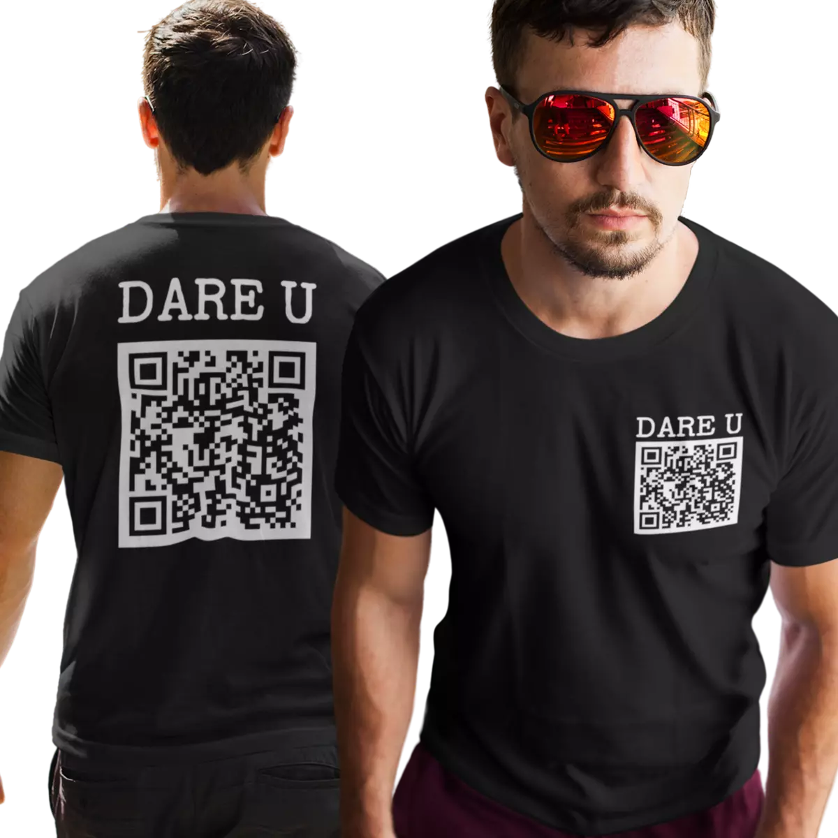 Rickroll QR code shirt - Shirts Bubble