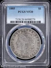 1885-P $1 Morgan Silver Dollar PCGS VF 20