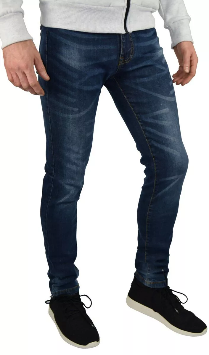 United Garment Men's Slim Fit Denim Pants Exclusive Design by Mario Morato | European Wear | 2729 | Indigo Indigo / 34