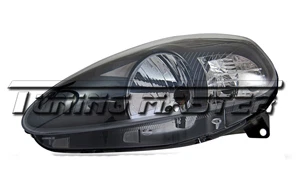 Coppia Fari Anteriori Trasparenti Grande Punto 2008-2009 grigi - Immagine 3 di 3