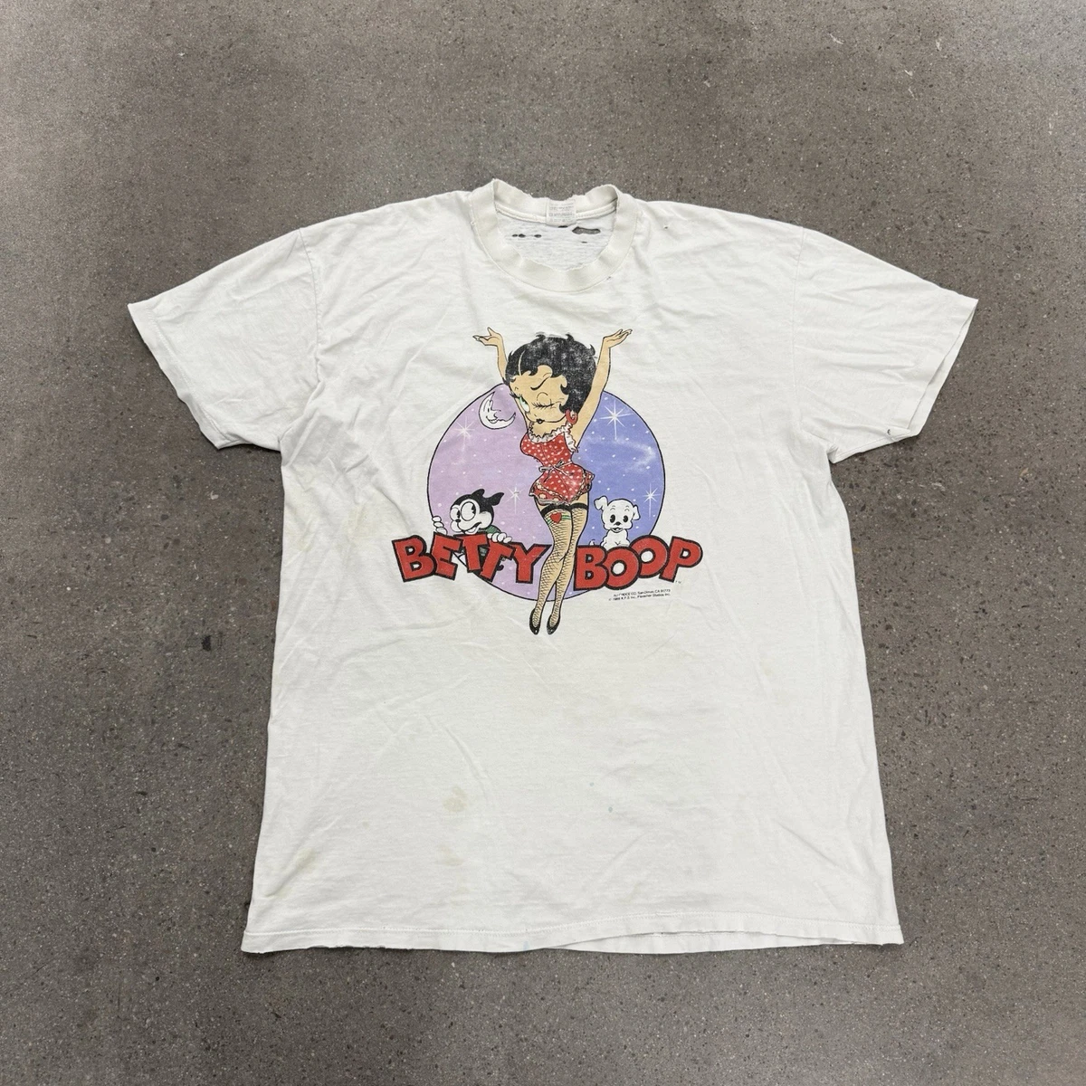 Preços baixos em Camisa da Betty Boop em Camisetas Vintage