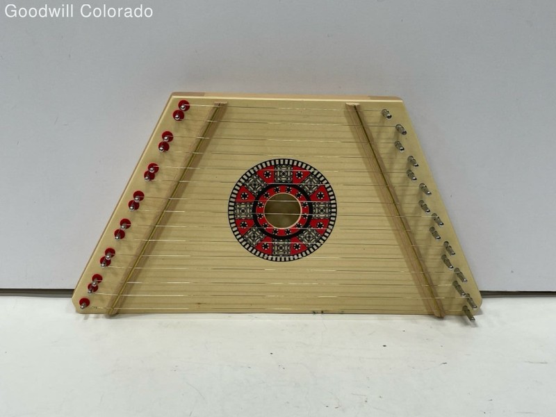 Hearthsong 0817-LH-12887-A Natural Wood Decorative Lap Harp Zither String