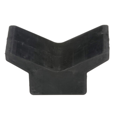 Attwood 11202-1 Boat Trailer Rubber Bow Stop V-Block, Black, One Size, Black