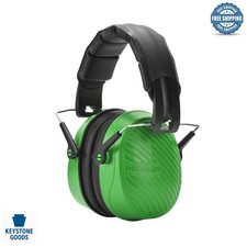 Green 28dB Noise-Reducing Safety Earmuffs for Kids  Adults