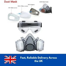 3M Reusable Construction Industrial Half Face Respirator Mask Filter Cartridge