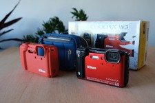 Nikon Coolpix W300 Orange Waterproof Digital Camera - Used - Mint Condition