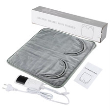 Electric Heating Foot Warmer Winter USB Charging Foot Heating Pad Soft Plush Was