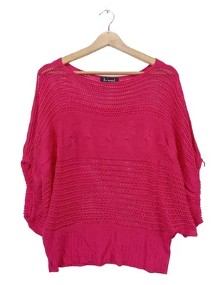 SO SWEET T-shirts en mailles tricotées Dames Haut T EU 40 rose style décontracté - Photo 1/4