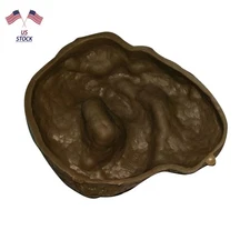 Fake Pooper Bathroom Prank Crap Turd Human Dog Poop Funny Joke Toilet Poo F