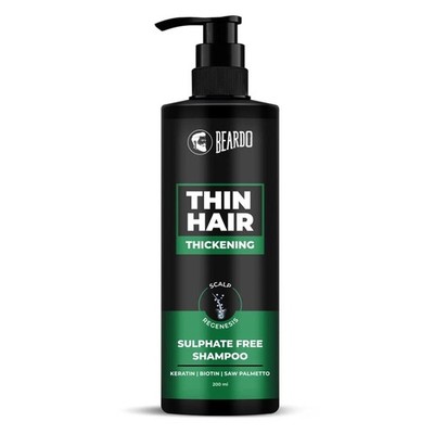 BEARDO Haarausfall Vegan Thickening Shampoo 200 Haarausfall Behandlung Männer...