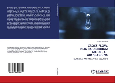 Osama Al-Gahtani | CROSS-FLOW, NON-EQUILIBRIUM MODEL OF AIR SPARGING | Buch
