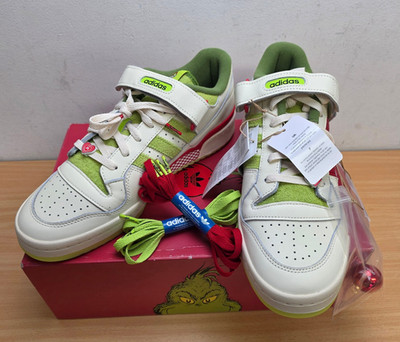 Adidas Forum Low The Grinch Sneakers Neu Herren EU 46 2/3 Weiß