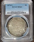 1878-S $1 Morgan Silver Dollar PCGS MS 62