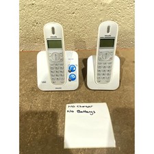 Philips CD2503S/05 Digital Cordless Phone White HD Sound with Answering Machine