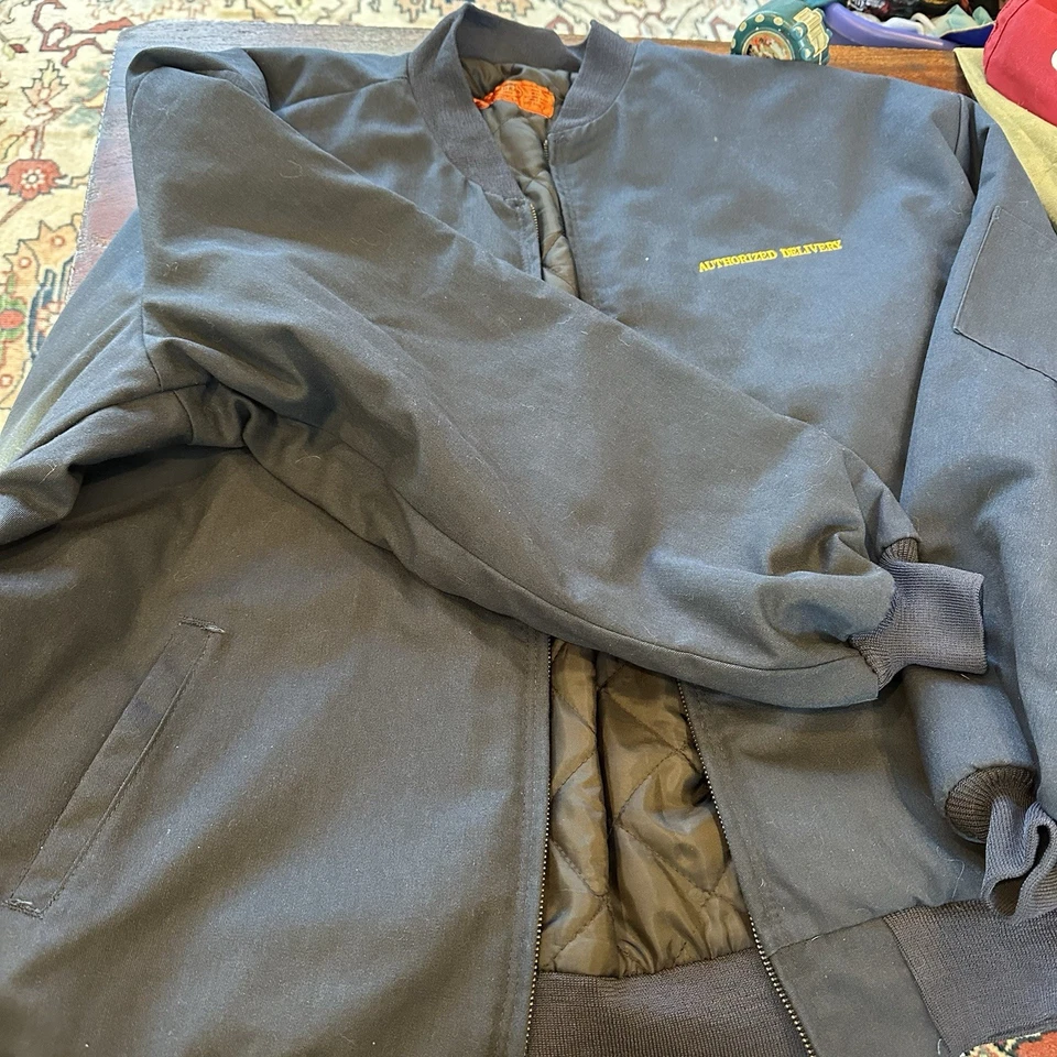 Authorized Delivery Jacket Solid Team Vintage Red Kap Work Uniform Coat 3xl - Image 3 of 4