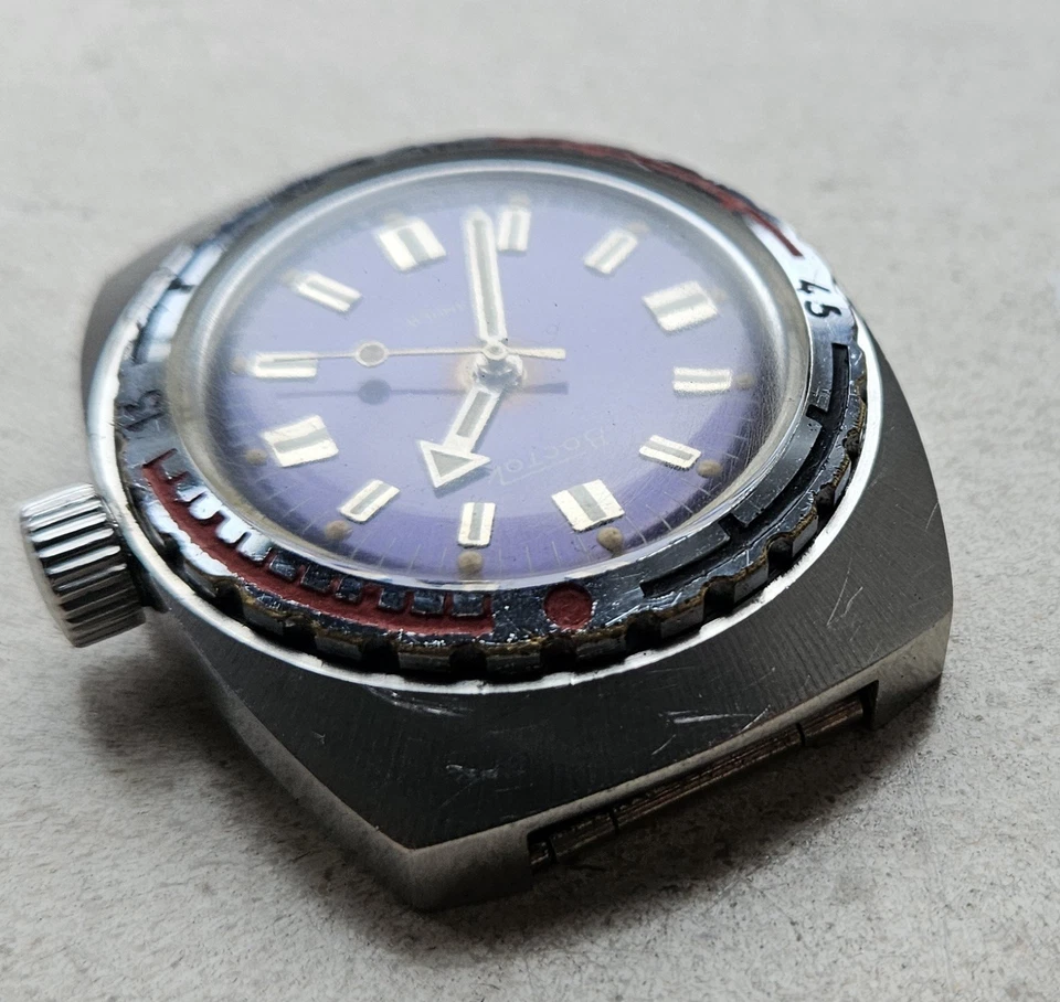 Reloj Hombre Vostok Anfibio Vintage Soviético Hecho en Calibre URSS 2209 Foto 4 de 4