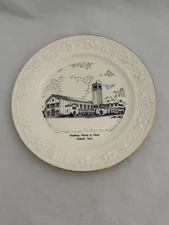 Homer Laughlin Broadway Church Of Christ Lubbock Texas Collector Plate