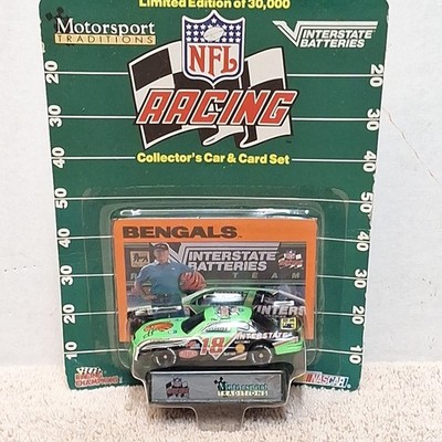 1992 Dale Jarrett Cincinnati Bengals #18 Interstate Batteries NFL Racing 1:64 