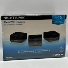 New Netgear NIGHTHAWK Mesh WiFi 6 System AX1500