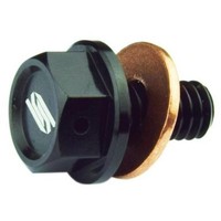 Scar Magnetische ÖLablassschraube Schwarz, Kawasaki KX250/450