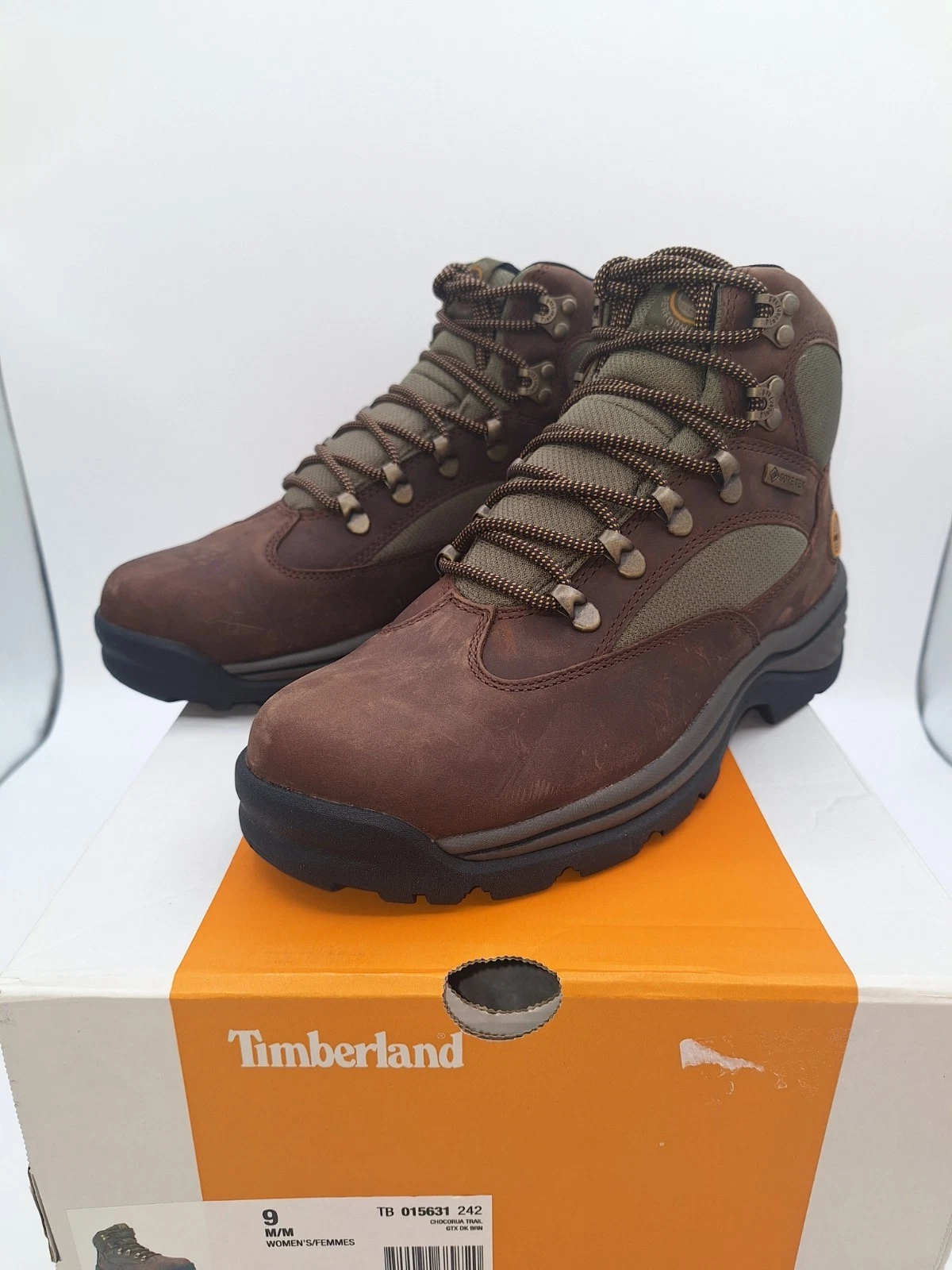 Timberland Chocorua GORE TEX Mid Hiker marrone scuro donna taglia 9 impermeabile