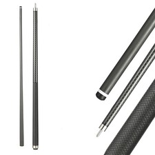 Carbon Fiber Pool Cue Stick 12.5mm Tip Billiard Carbon Fiber cue, Weight 20OZ...