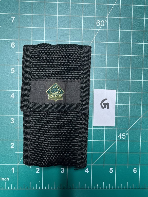 Puma Earl 4” Black Nylon Sheath Original Genuine Free Ship