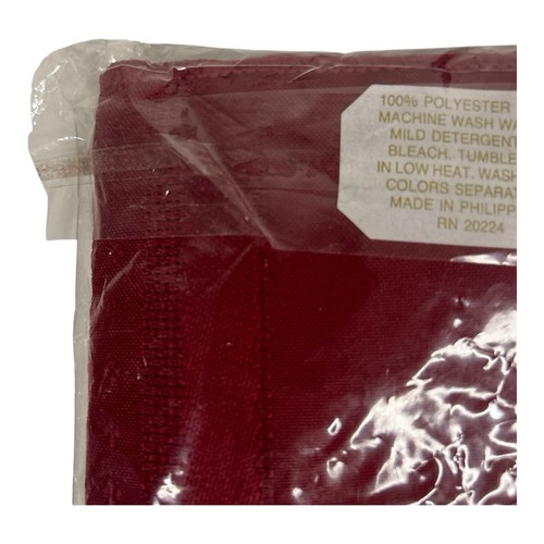 VTG Continental Burgundy 4pk Cloth Napkins Avon Home Fashions 17 X 17 NIP - Picture 3 of 7