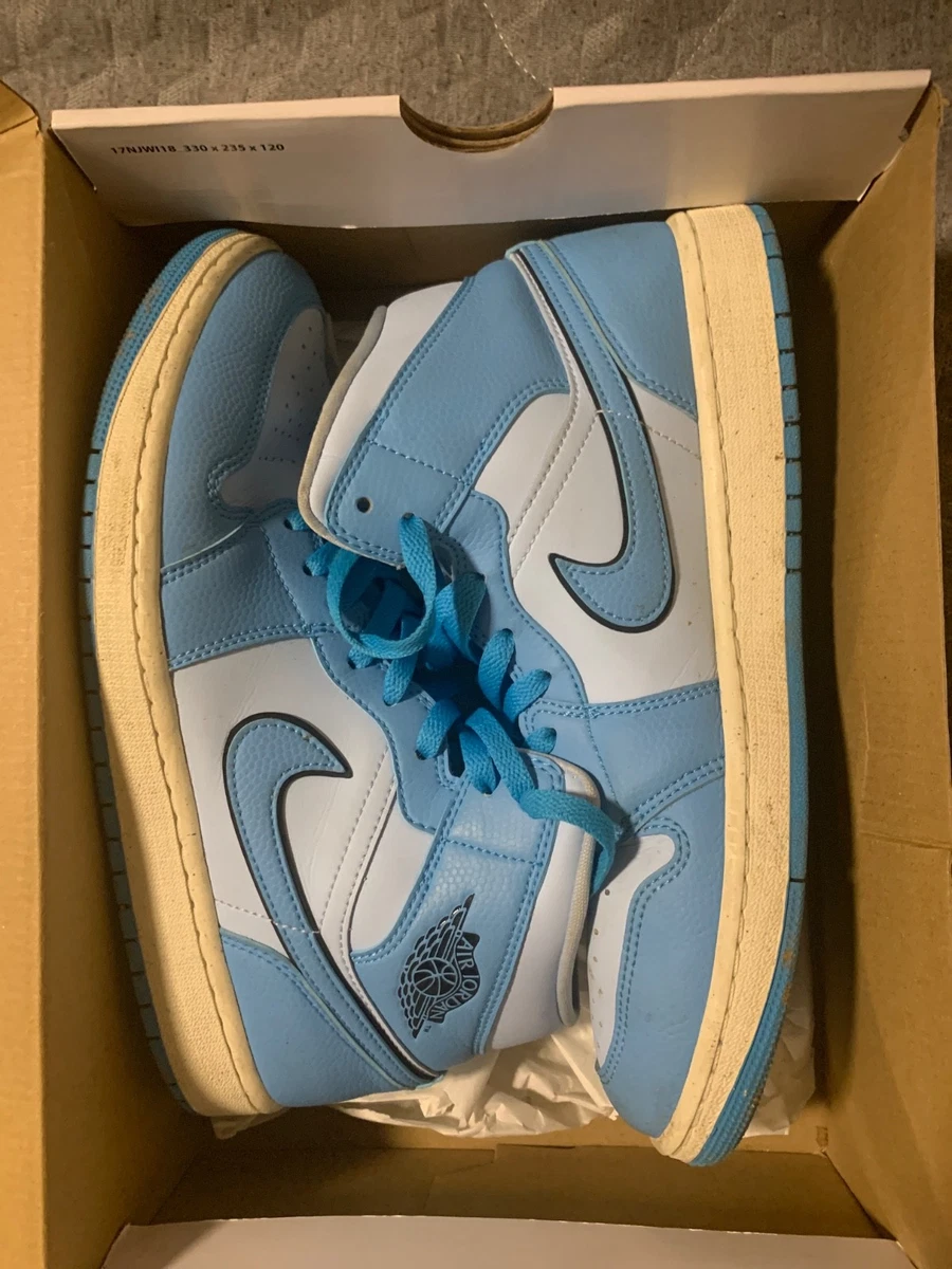 Las mejores ofertas en Jordan 1 Mid SE White Ice Blue | eBay