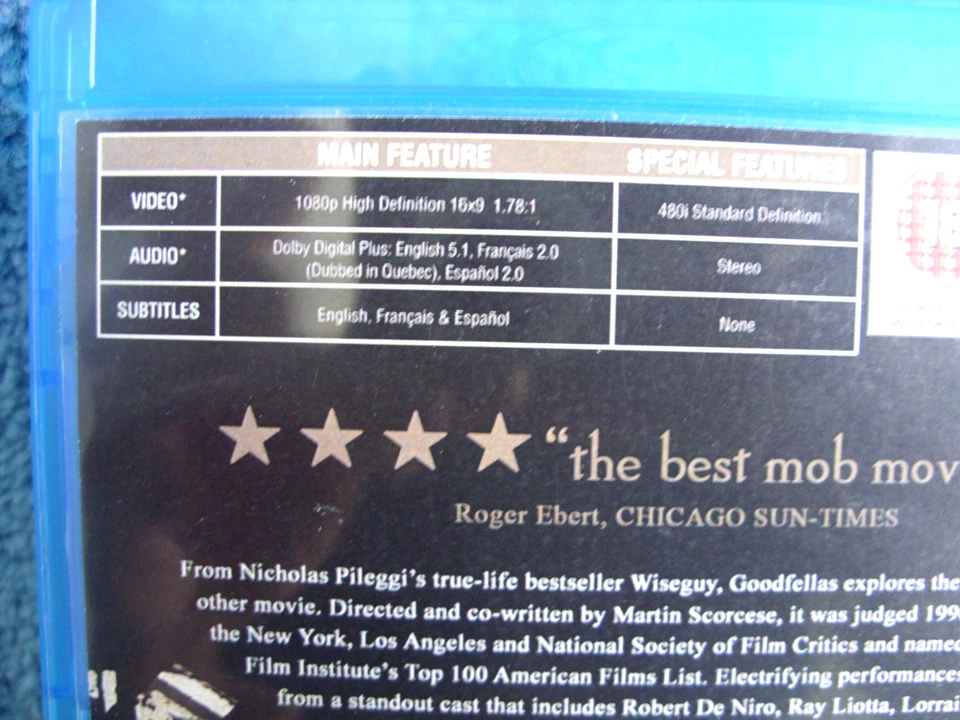 Goodfellas (Blu-ray B) 1990 Robert De Niro 145mins (BARGAIN) - Image 4 of 4