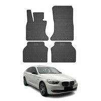 Omac Gummi FußMatten FüR BMW 5Er Gran Turismo F07 2009-2017 Automatte Schwarz 4X