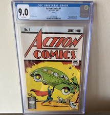 DC Comics Action Comics #1 #1 (1988) CGC 9.0 Reprint Anniversary Cover
