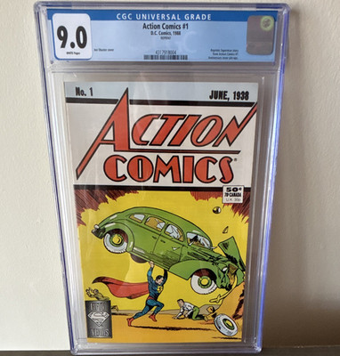 DC Comics Action Comics #1 #1 (1988) CGC 9.0 Reprint Anniversary Cover
