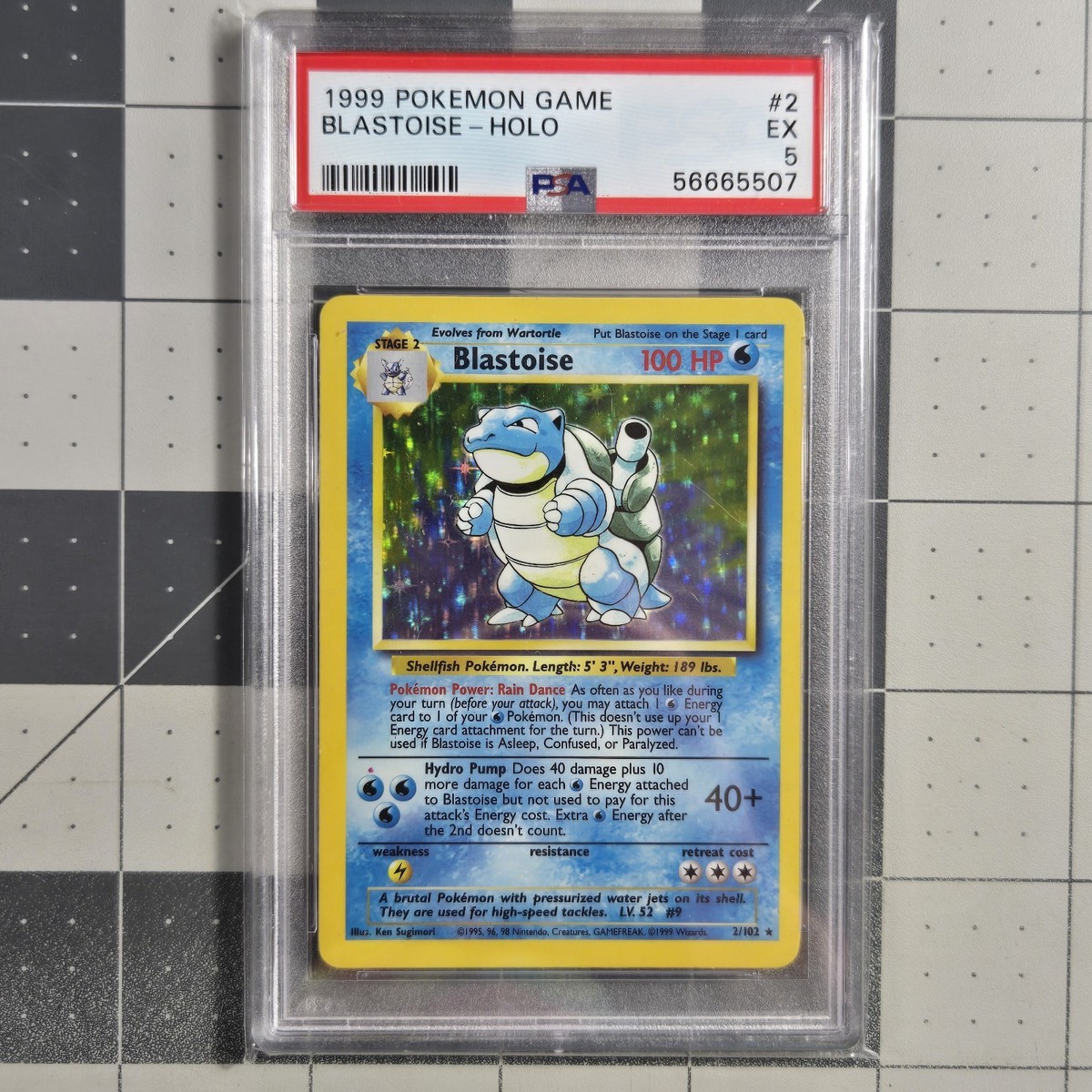 【PSA 5】ポケモンカードダス カメックス Blastoise PSA 5】ポケモンカードダス カメックス Blastoise - メルカリ