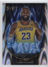 2023-24 Panini Select Neon Icons Tectonic Prizm LeBron James #12 0gg9