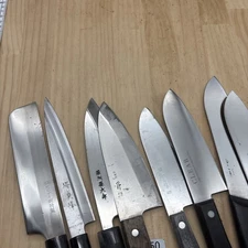Damaged knives set Lot of  Japanese Chef's Kitchen Knives From Japan ST550F