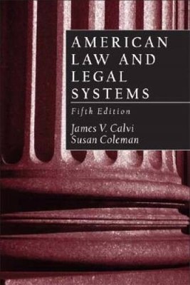 American Law and Legal Systems (5th Edition) - Paperback - VERY GOOD