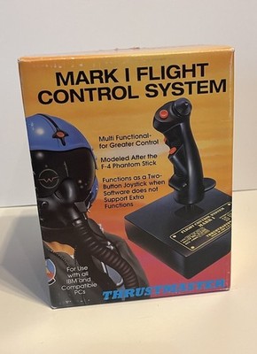 MARK I FLIGHT CONTROL SYSTEM, THRUSTMASTER IBM Flight Sim Joystick