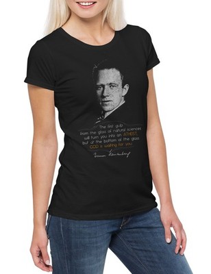 Werner Heisenberg The First Gulp Damen T-Shirt Natural Sciences Science God