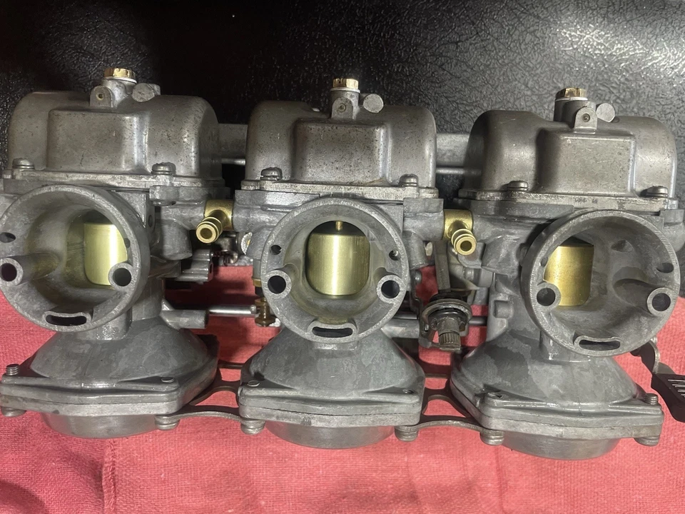 1978-1979 Yamaha XS750 XS 750 Triple Carb Carburetor OEM Sonic Cleaned - Image 4 of 4