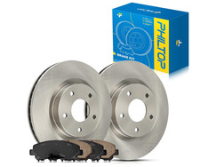 PHILTOP 31512 D1374 Front Brake Rotors & Ceramic Pads Kit Fits Nissan Rogue 2008