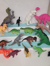 Dinosaur Toy Action Figures Pretend Play Imaginative Fun Mix Lot 17 Various Size